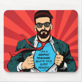 Mousepad Superpotência do GRÁFICO DESIGNER