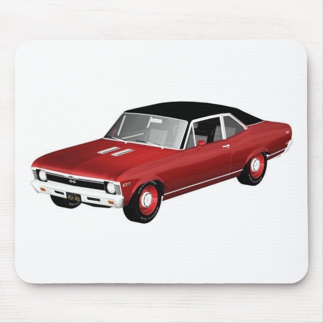 Mousepad supersport da nova da era dos anos 70 (Frente)