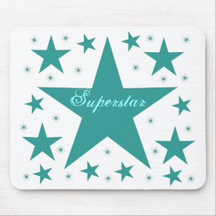 Mousepad Superstar Mousepad, Teal