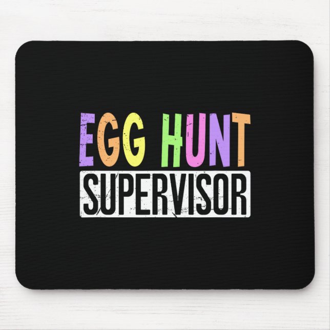 Mousepad Supervisor de Caça de Ovos - Adulto de Mães de Esq (Frente)