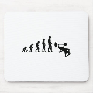 Mousepad Supino Reto Musculação Evolução Divertida Força