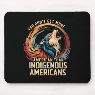Mousepad Suportar Americanos nativos Contra Trump _1