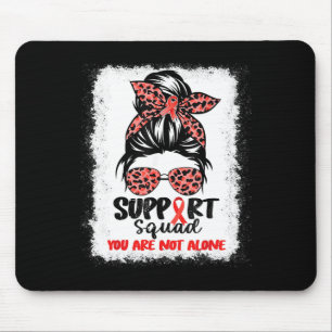 Mousepad Suportar Cancer A de sangue do Guerreiro Vermelho