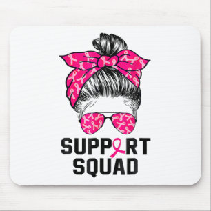 Mousepad Suportar Cancer da Mama do Guerreiro Rosa-Rosa-Tro
