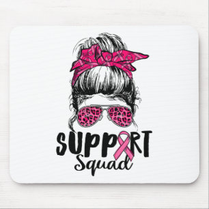 Mousepad Suportar Cancer da Mama do Guerreiro Rosa-Rosa-Tro