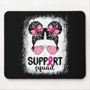 Mousepad Suportar Cancer da Mama do Guerreiro Rosa-Rosa-Tro