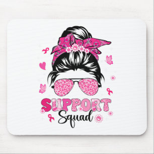 Mousepad Suportar Cancer da Mama do Guerreiro Rosa-Rosa-Tro