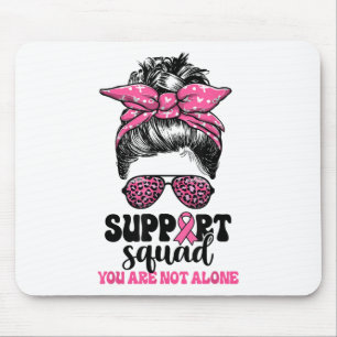Mousepad Suportar Cancer da Mama do Guerreiro Rosa-Rosa-Tro