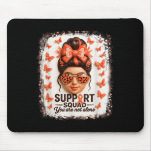 Mousepad Suportar Leucemia Esquadrão Borboleta Fita Você Nã