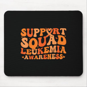 Mousepad Suportar Leucemia Laranja Esquadrão Cancer Sanguín