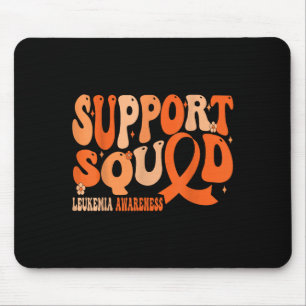 Mousepad Suportar Leucemia Laranja Esquadrão Cancer Sanguín