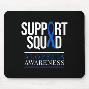 Mousepad Suportar Perda de Cabelo de Sensibilização de Esqu