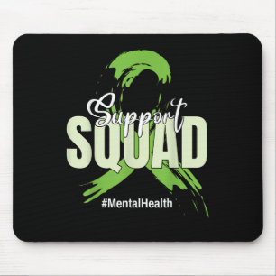 Mousepad Suporte à Consciência da Saúde Mental da Faixa de 