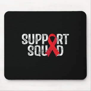 Mousepad Suporte à Consciência do Cancer Sanguíneo de Teias