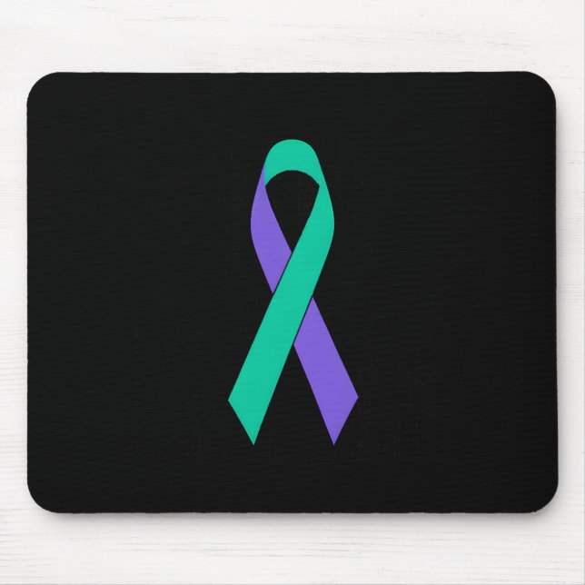 Mousepad Suporte à Faixa de Conscientização sobre Prevenção (Frente)