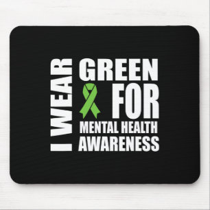 Mousepad Suporte a Friso Verde para Sensibilização para a S