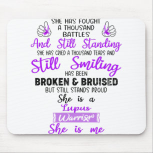 Mousepad Suporte a presentes do guerreiro Lupus