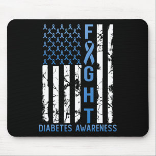 Mousepad Suporte Contra Diabetes Tipo 1, Tipo 1, Contra o S