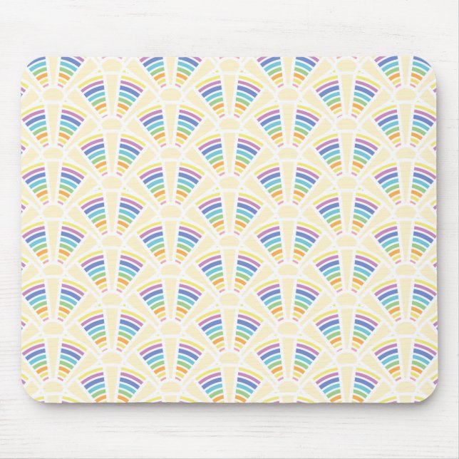 Mousepad Suporte de Mouse Arcos de Luz (Frente)