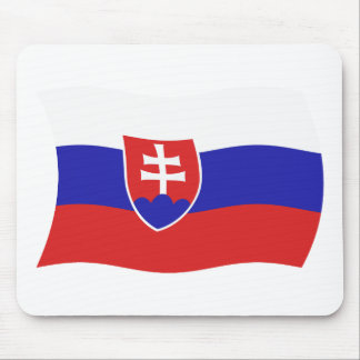 Mousepad Suporte de Mouse Bandeira da Eslováquia