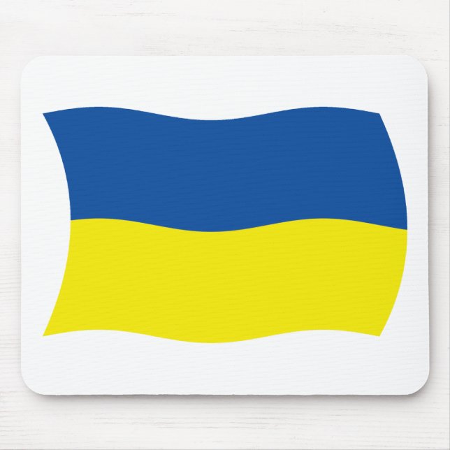Mousepad Suporte de Mouse Bandeira da Ucrânia (Frente)
