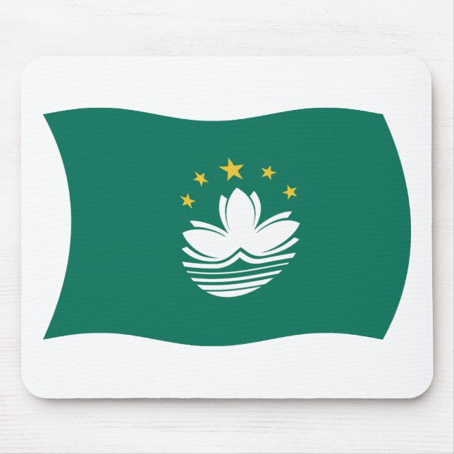 Mousepad Suporte de Mouse Bandeira de Macau (Frente)