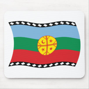 Mousepad Suporte de Mouse Bandeira Mapuches