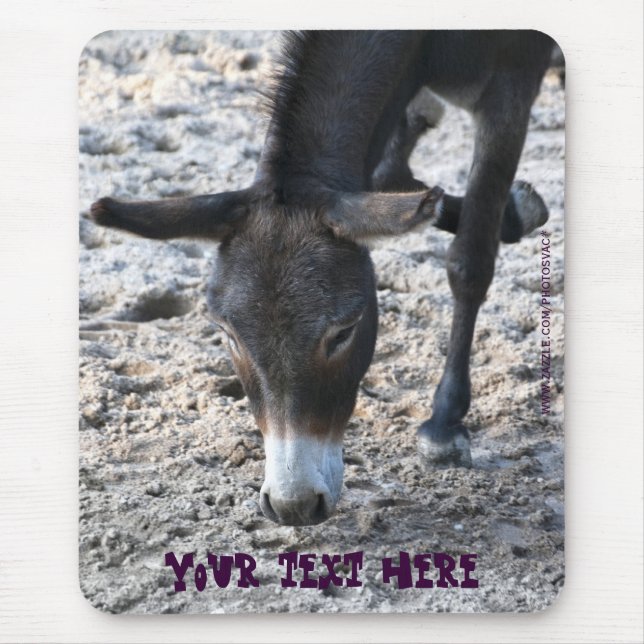 Mousepad Suporte de Mouse Burro (Frente)