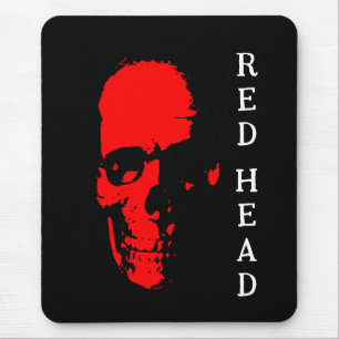 Mousepad Suporte de Mouse Cabeça Vermelha