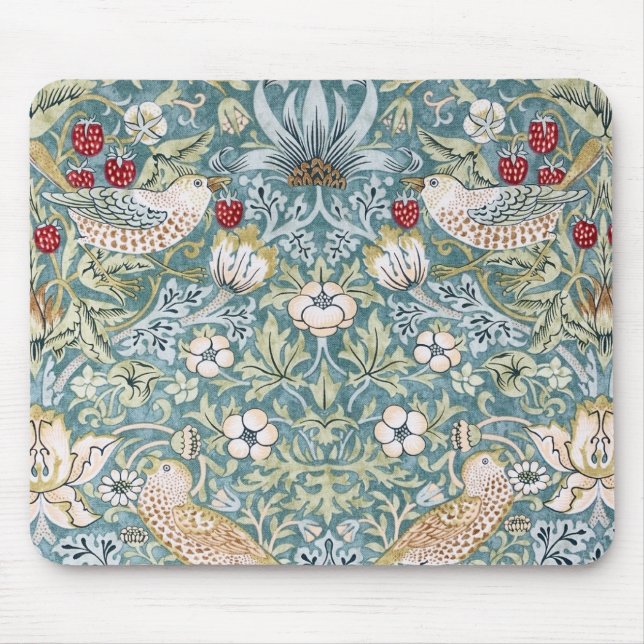 Mousepad Suporte de Mouse - Colhedor de Morango (Frente)