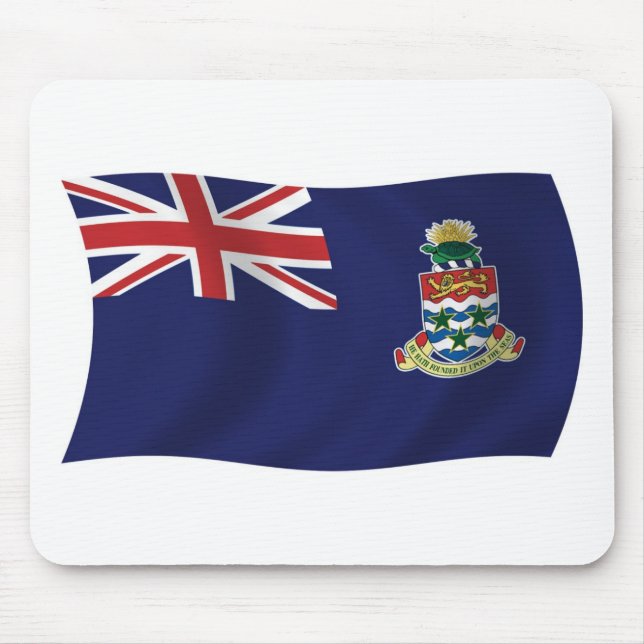 Mousepad Suporte de Mouse com Bandeira das Ilhas Cayman (Frente)
