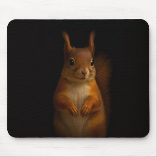 Mousepad Suporte de mouse com Esquilo Vermelho