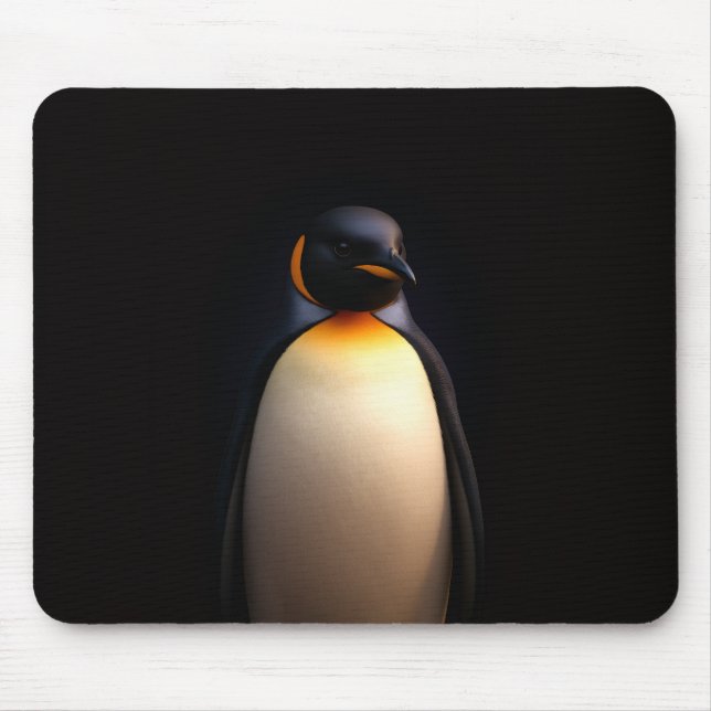 Mousepad Suporte de mouse com Pinguim-imperador (Frente)