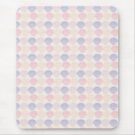 Mousepad Suporte de Mouse Conchas Marinhas