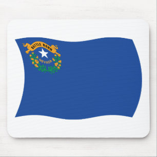 Mousepad Suporte de Mouse da Bandeira de Nevada