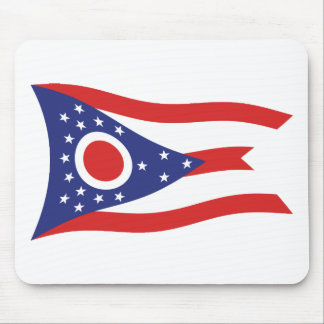 Mousepad Suporte de Mouse da Bandeira de Ohio