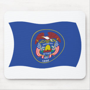 Mousepad Suporte de Mouse da Bandeira de Utah