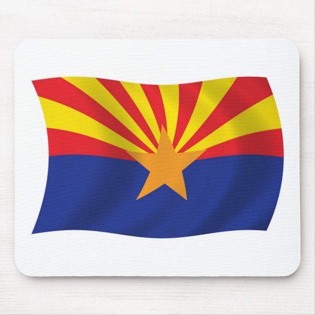 Mousepad Suporte de Mouse da Bandeira do Arizona (Frente)