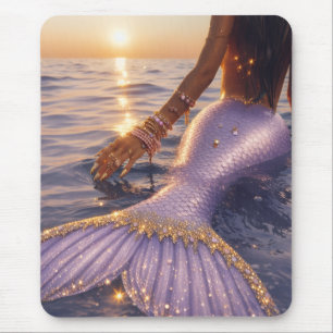 Mousepad suporte de mouse da sereia 