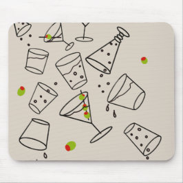Mousepad Suporte de Mouse de Bebidas