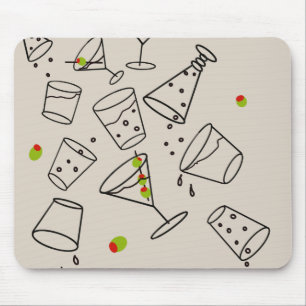 Mousepad Suporte de Mouse de Bebidas