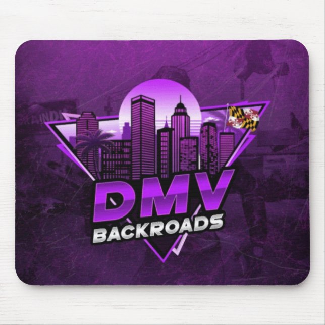 Mousepad Suporte de Mouse DMV Backroads  (Frente)