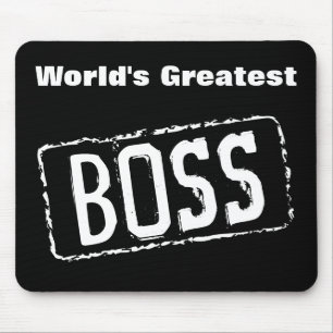 Mousepad Suporte de Mouse do Melhor Chefe do Mundo