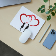 Suporte de Mouse Dois no Amor