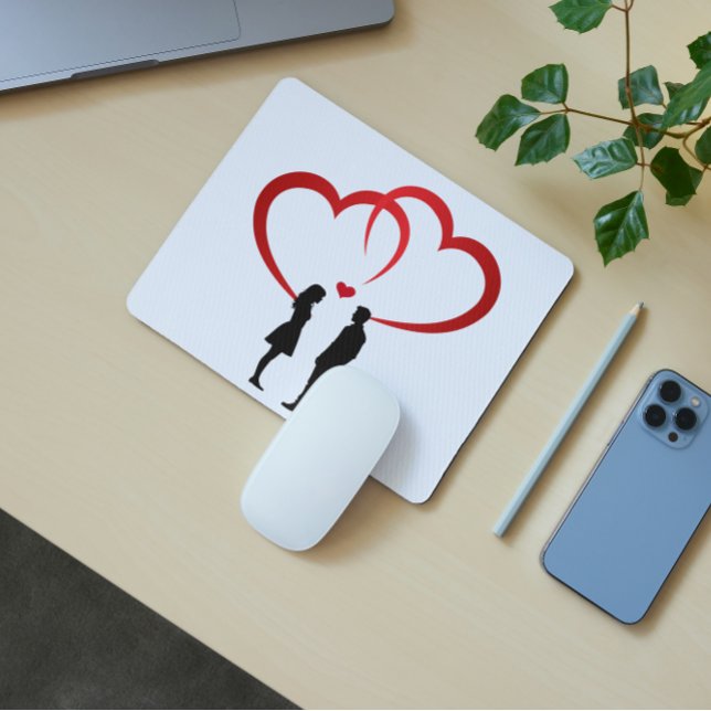 Mousepad Suporte de Mouse Dois no Amor (Criador carregado)