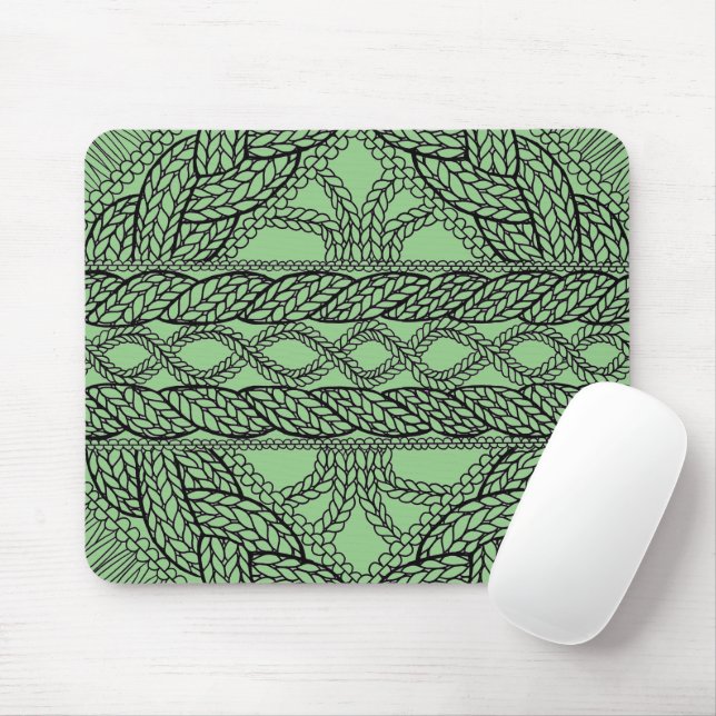 MOUSEPAD SUPORTE DE MOUSE EM MALHA DE CABO SAGE (Com mouse)