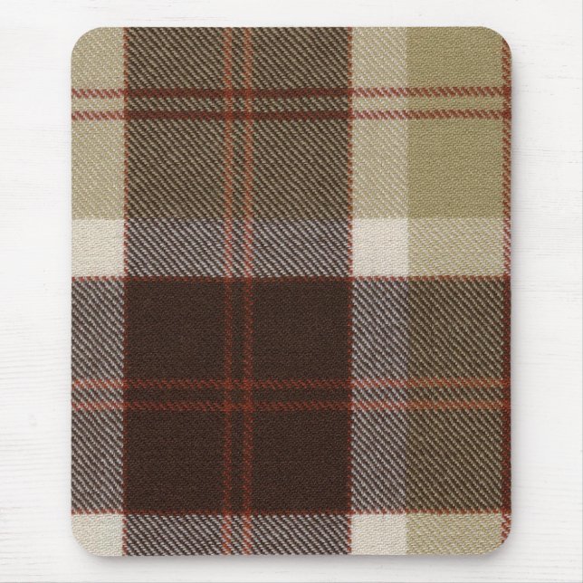 Mousepad Suporte de Mouse Estampa Tartã Bannockbane (Frente)