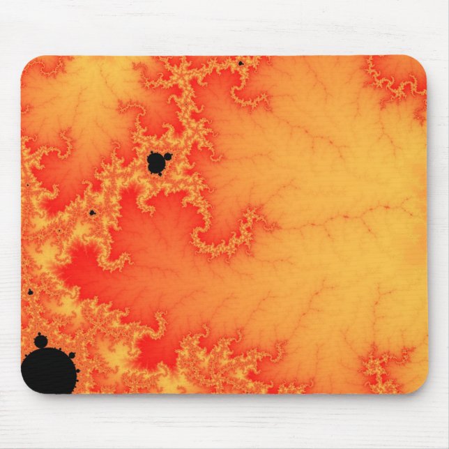 Mousepad Suporte de Mouse Fogo de Carvão (Frente)