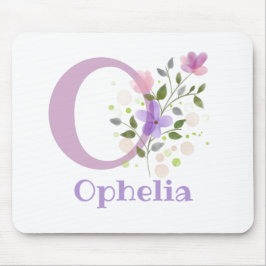 Mousepad Suporte de Mouse Inicial Plus Nome & Desenho de Fl