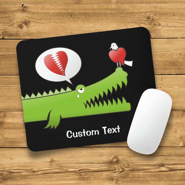Mousepad Suporte de Mouse Jacaré Apaixonado (Criador carregado)